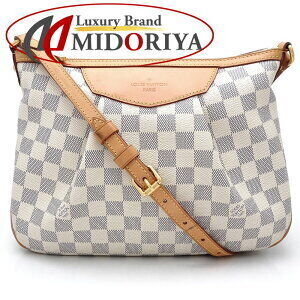 Louis Vuitton Damier Azur White Siracusa Crossbody Shoulder Bag
